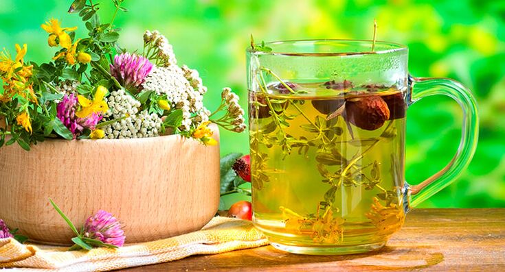herbal tea for the treatment of hip arthritis